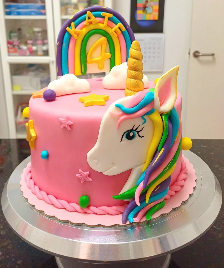 Tarta de uniciornio